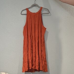 Elegant Pink Sleeveless Dress